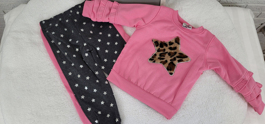 Girls Star Set Top and Bottom