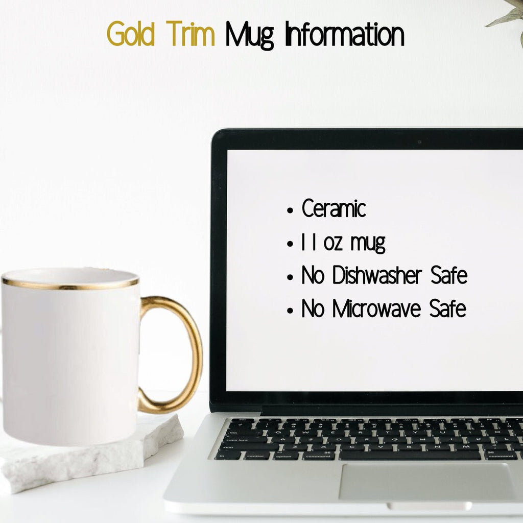 Gold Trim Personalized/Customized Mugs